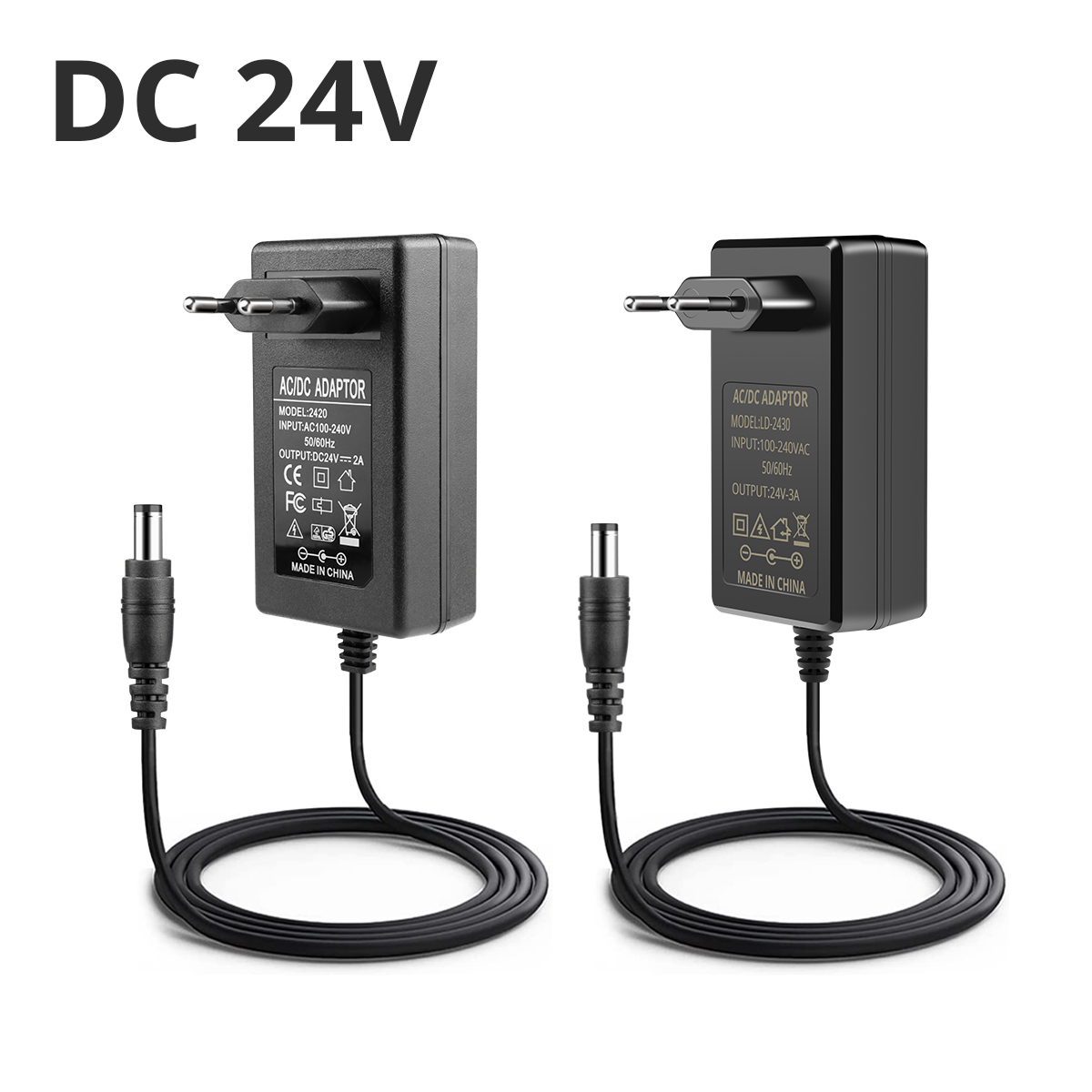 Smps Power Supply - Czarny zasilacz 24 V DC z