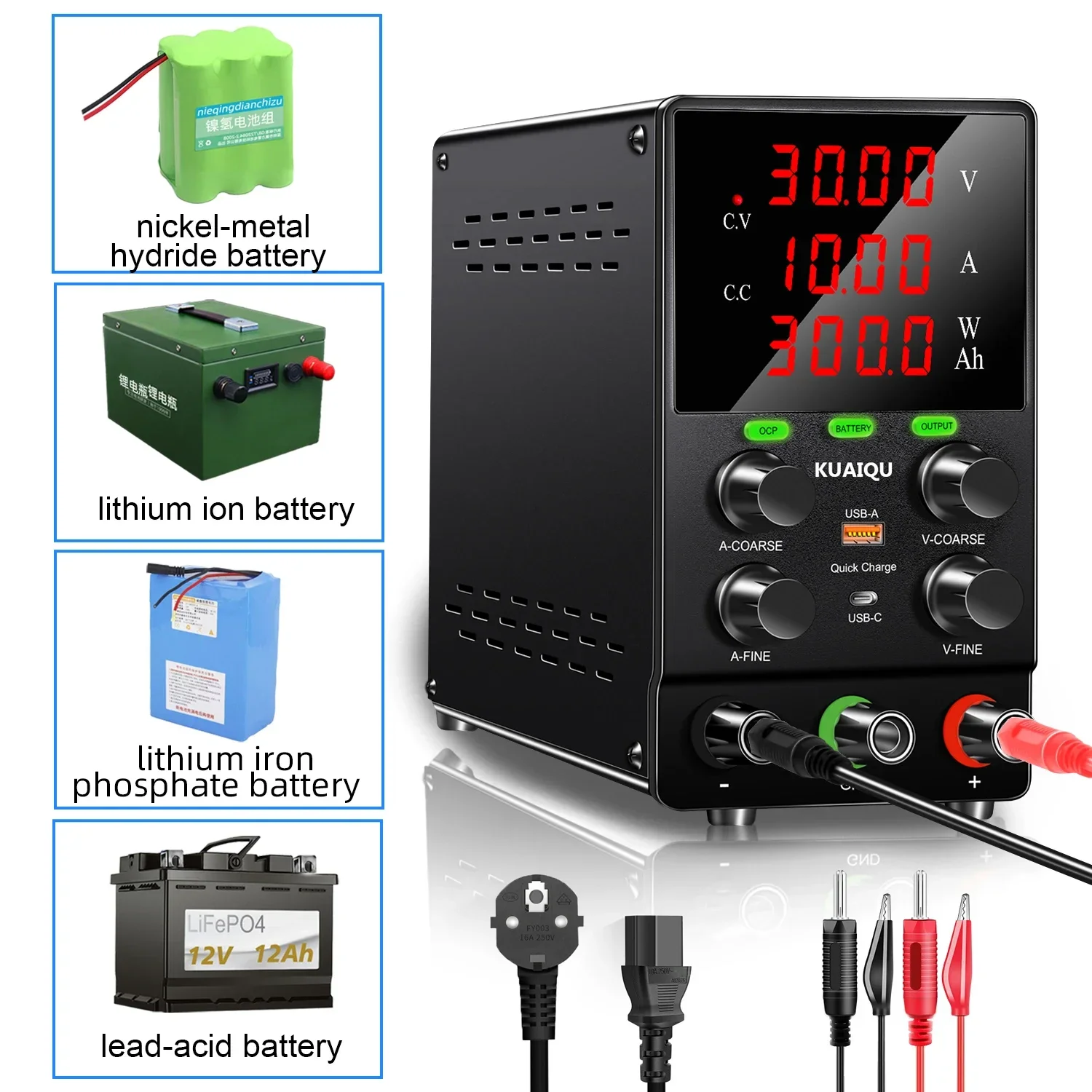 Smps Power Supply - Zasilacz impulsowy 30V 10A 300W SPS3010C