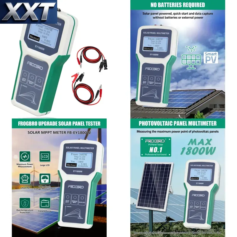 Power Supply Tester - Tester napięcia fotowoltaicznego XXT EY1800W LCD,