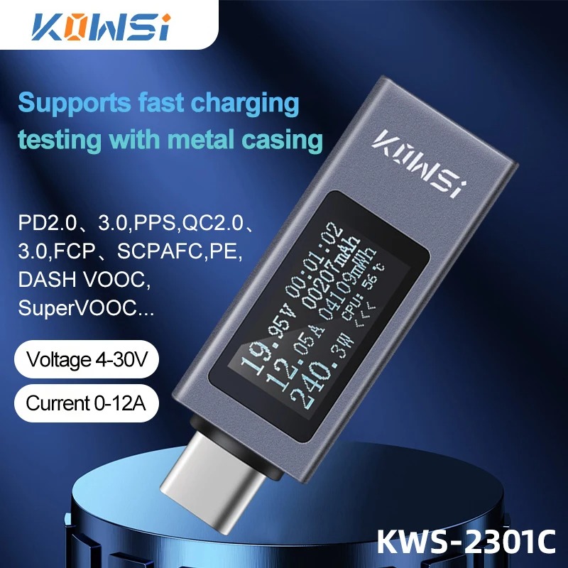 Miernik prądu i napięcia Type- – Power Supply Tester recenzja i cena