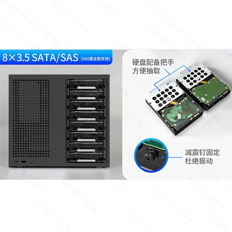 Obudowa NAS Sagittarius z 8 po – Atx Power Supply recenzja i cena