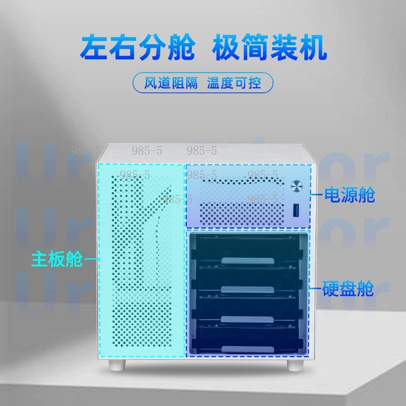 Kompaktowa obudowa NAS Ursa Mi – Server Power Supply recenzja i cena