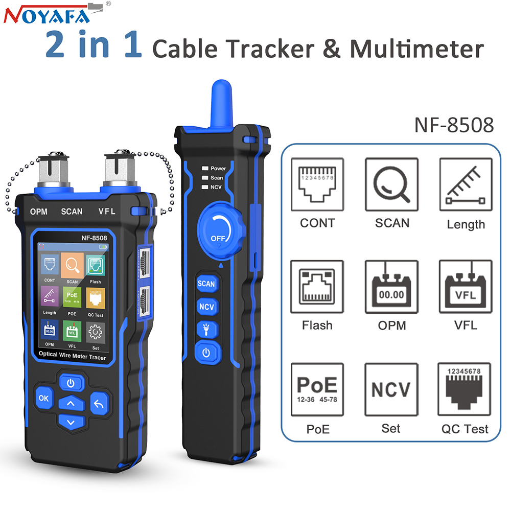 Tester kabli sieciowych NOYAFA – Power Supply Tester recenzja i cena